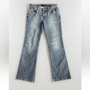 Roxy Women's Denim Jeans, Size 9, Medium Wash, Straight Leg, Bootcut